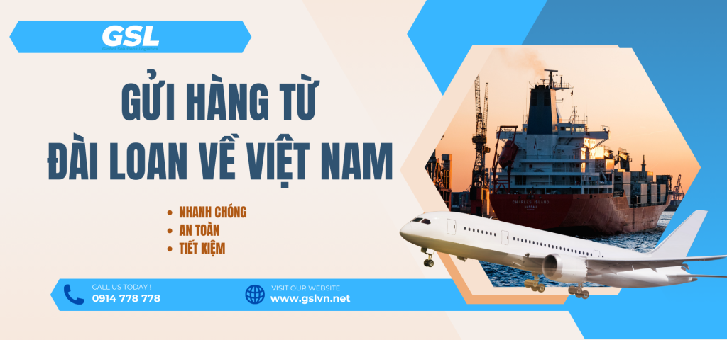 Gửi hàng từ Đài Loan về Việt Nam
