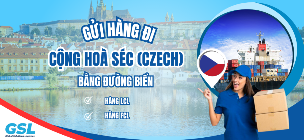 gửi hàng đi Czech bằng đưởng biển